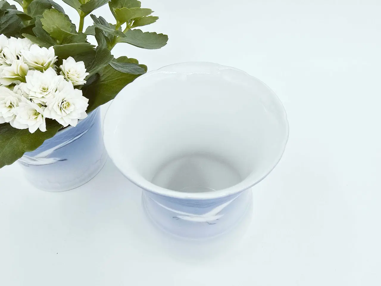 Billede 5 - Mågestel Vase uden guldkant Porcelæn 