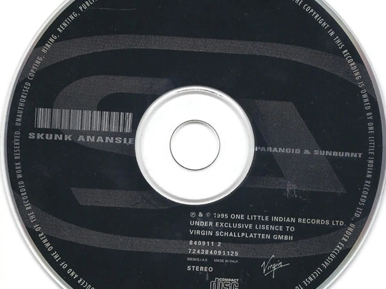 Billede 3 - Skunk Anansie – Paranoid & Sunburnt – CD