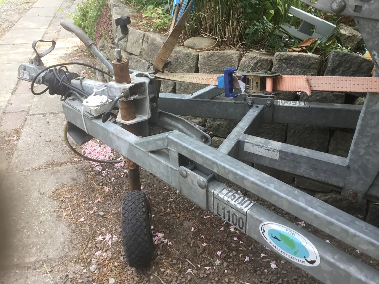 Billede 1 - Bådtrailer 1500 kg med superruller