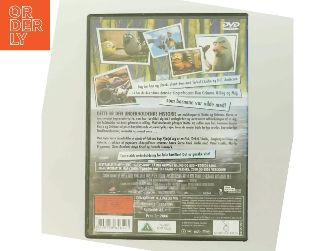 Billede 3 - Den grimme ælling og mig DVD fra Nordisk Film