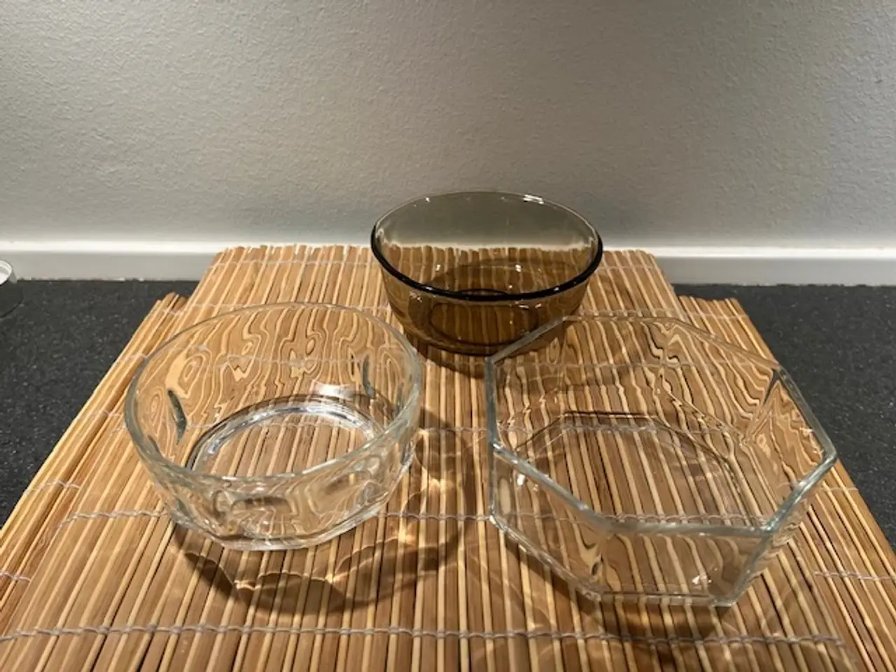 Billede 2 - 3 Retro Arcoroc Glasskåle – Klassisk Fransk Design