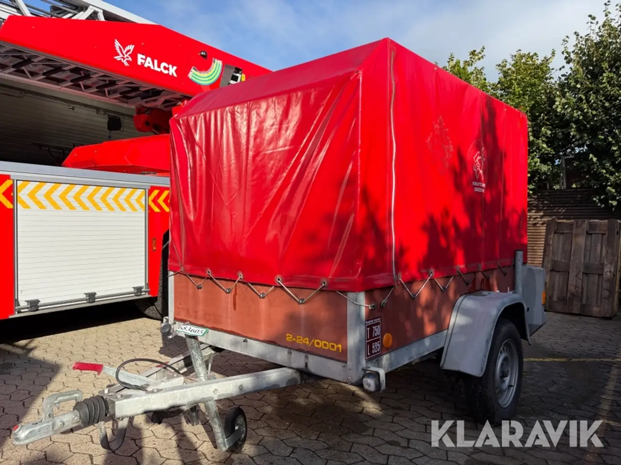 Billede 1 - Trailer Brenderup 750kg - med bremser