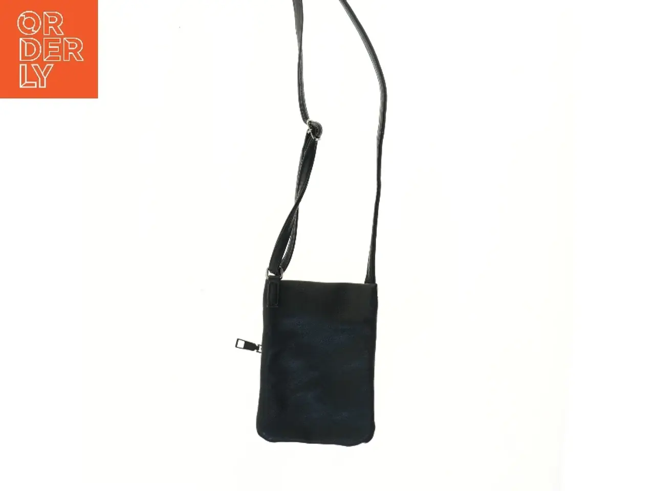Billede 2 - Sort skuldertaske med lynlåse (str. 19x13 cm)