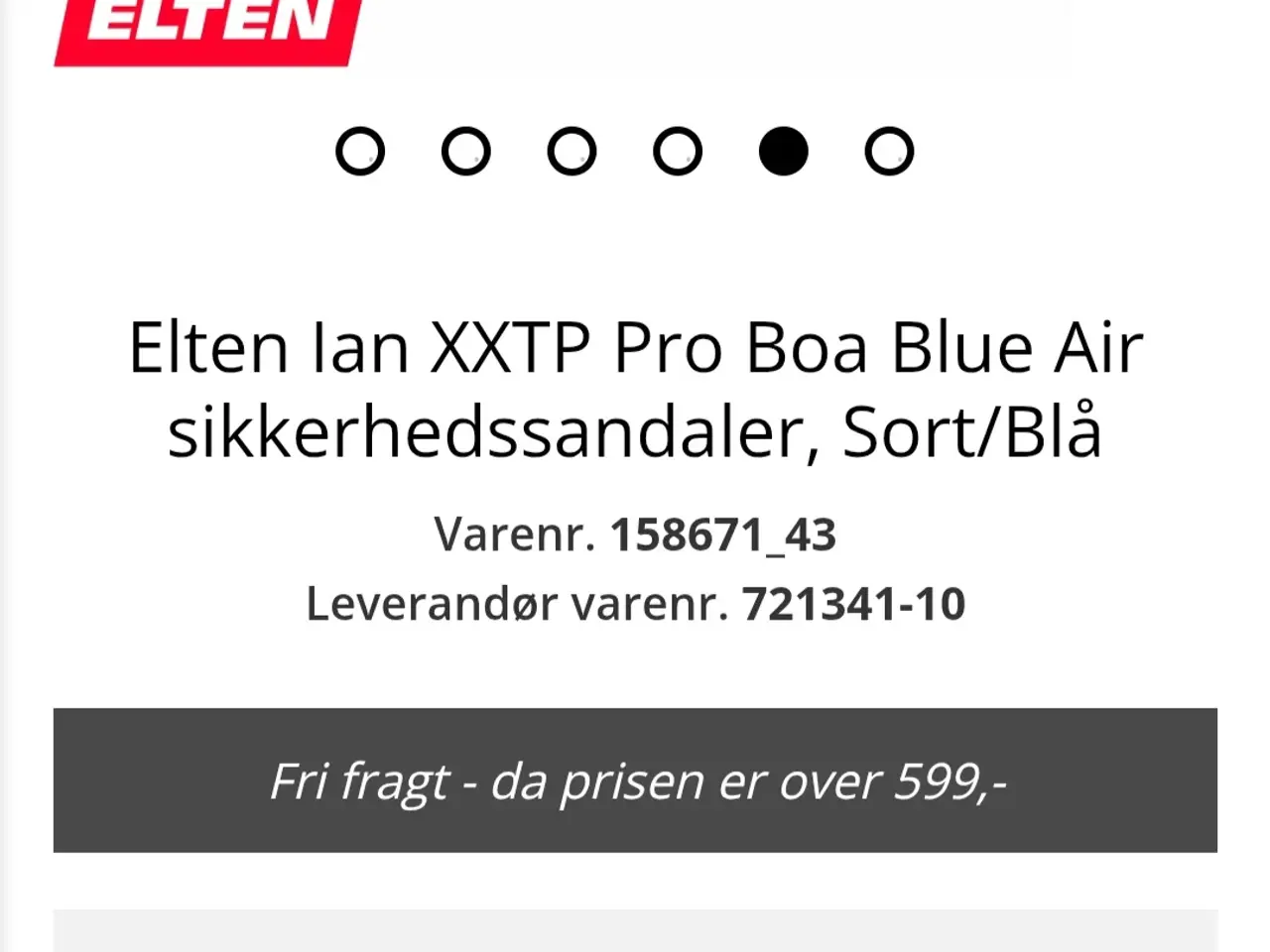 Billede 4 - Helt nye Elten Sikkerhedsko 