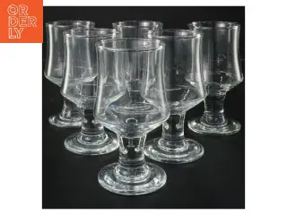 6 Hamlet Holmegaard glas (str. 6 stk Ø 7 cm længde 13,5 cm)
