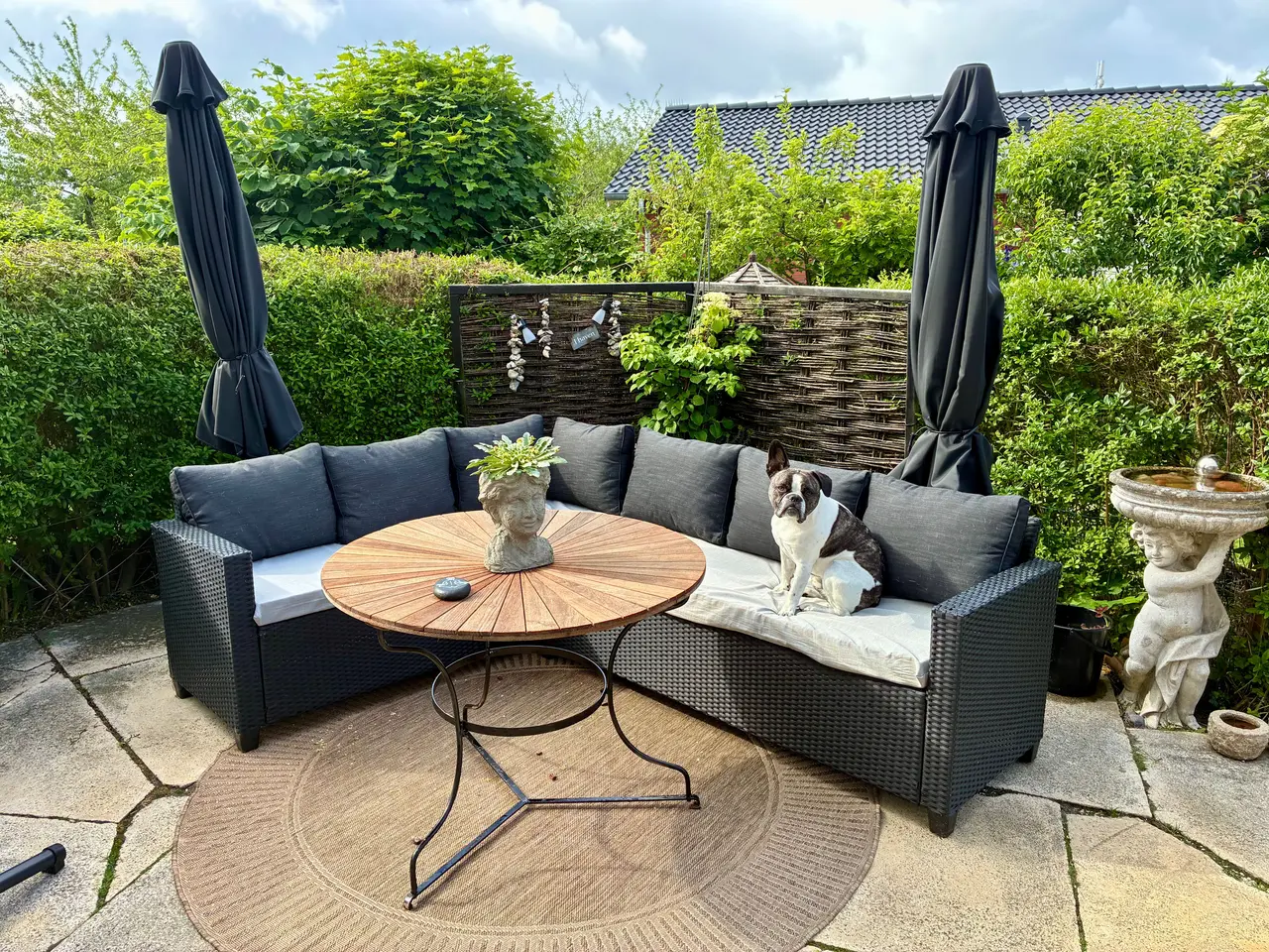 Billede 1 - LOUNGE-SOFA M/ HYNDER