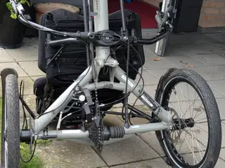Hase Bike,  Kettwiesel. 3 Hjulet Liggecykel