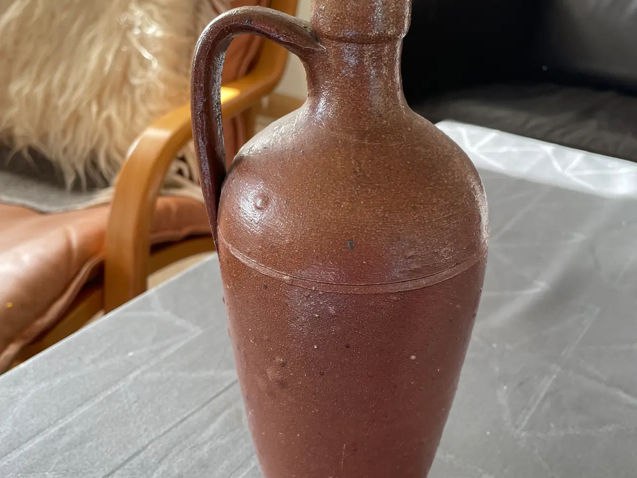 Billede 2 - Saltglasseret klunkeflaske