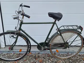 Herrecykel til byturen, pendlerturen til toget