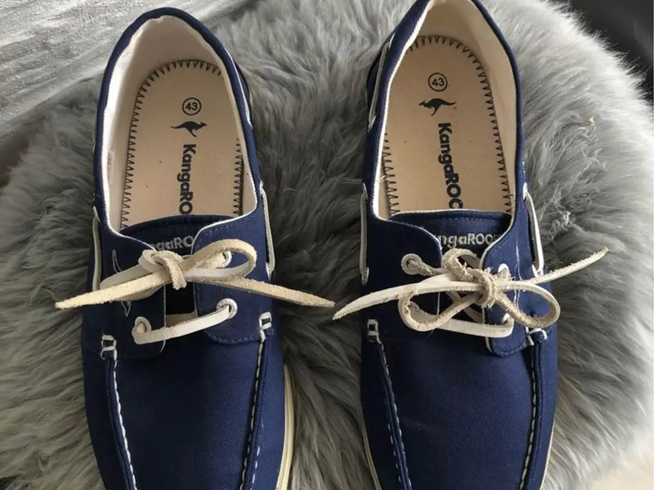 Billede 1 - Kangaroos lærredssko - Str.43