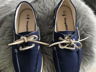 Kangaroos lærredssko - Str.43