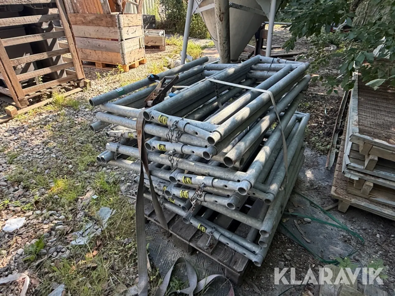Billede 1 - Stilladsrammer galvaniserede, 10 Styk