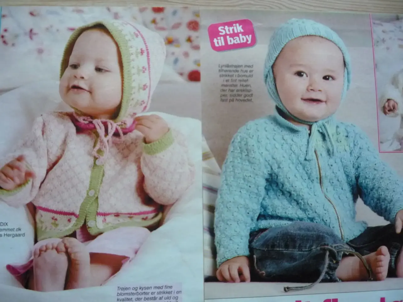 Billede 1 - Strik til baby