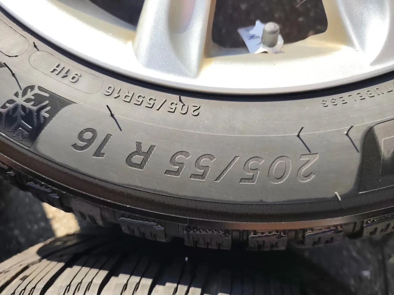 Billede 9 - Michelin Alpine vinterdæk med alufælge