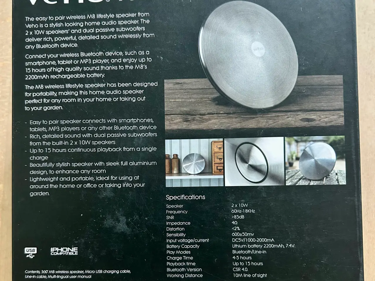 Billede 4 - Stilren trådløs højttaler