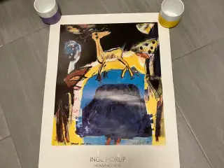 Kunstplakat Inge Hørup