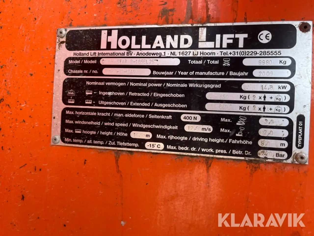 Billede 9 - Sakselift Holland Combistar B-165EL25 18.5meter