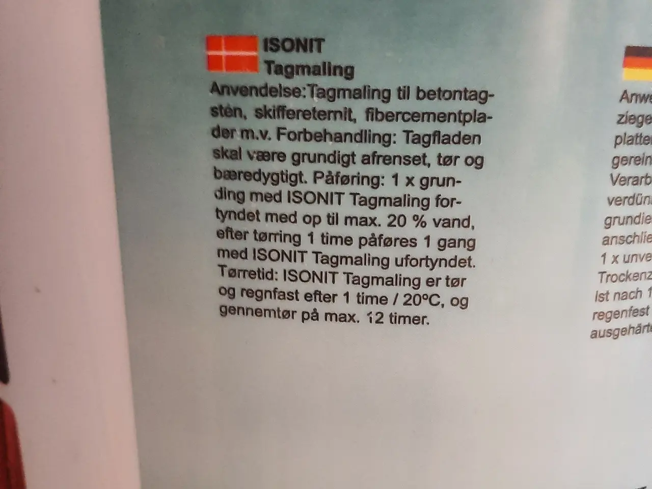 Billede 3 - Tagmaling, Isonit