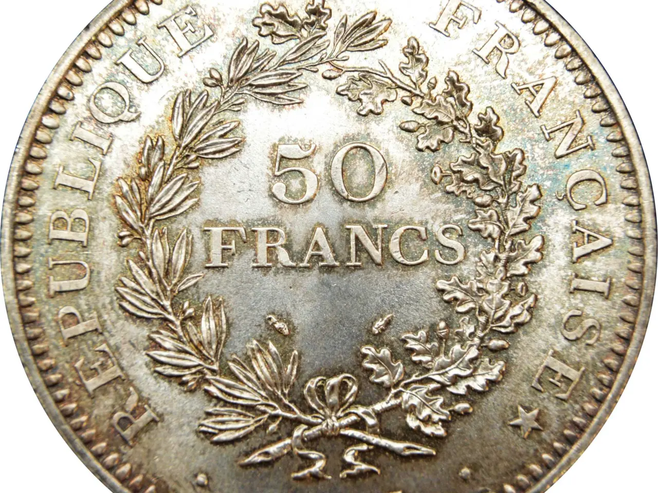 Billede 3 - Søger Sølv 50 Francs mønter