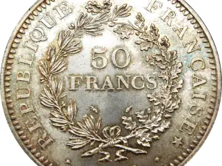 Søger Sølv 50 Francs mønter