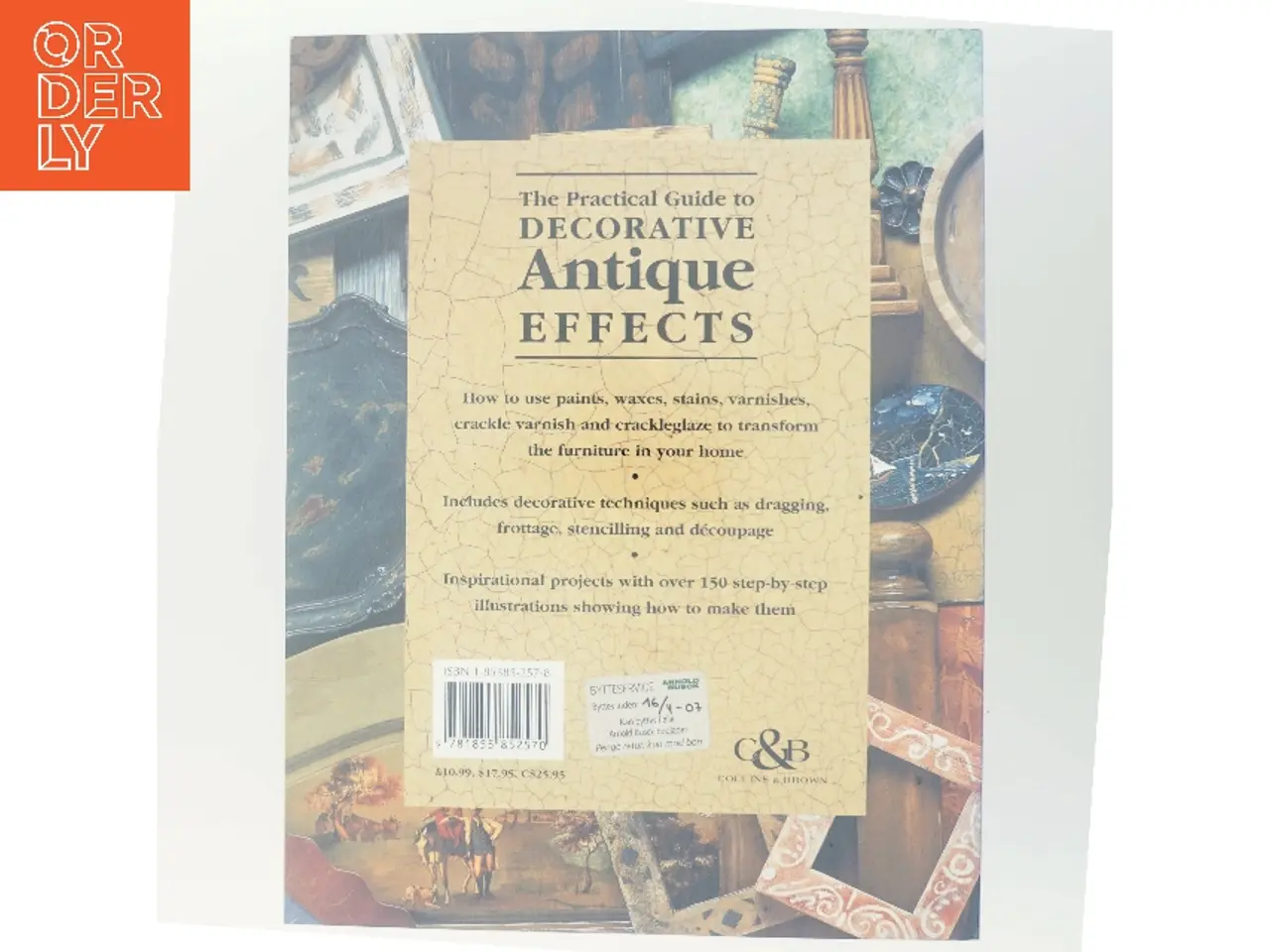 Billede 3 - The Practical Guide to Decorative Antique Effects af Annie Sloan (Bog)