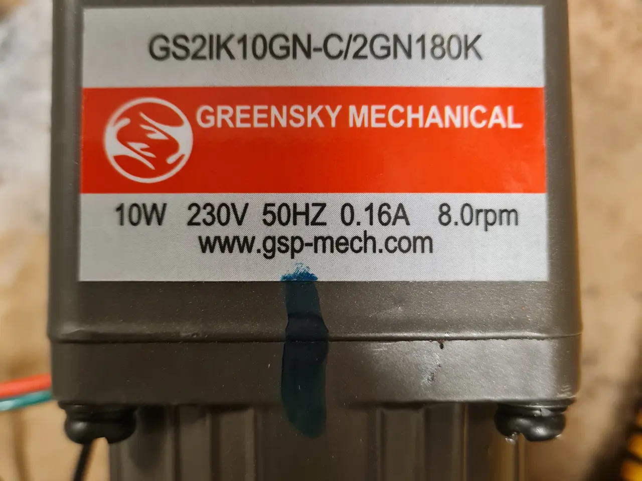 Billede 1 - Gearmotor Primus, inklusiv kondensator. 10W 230V