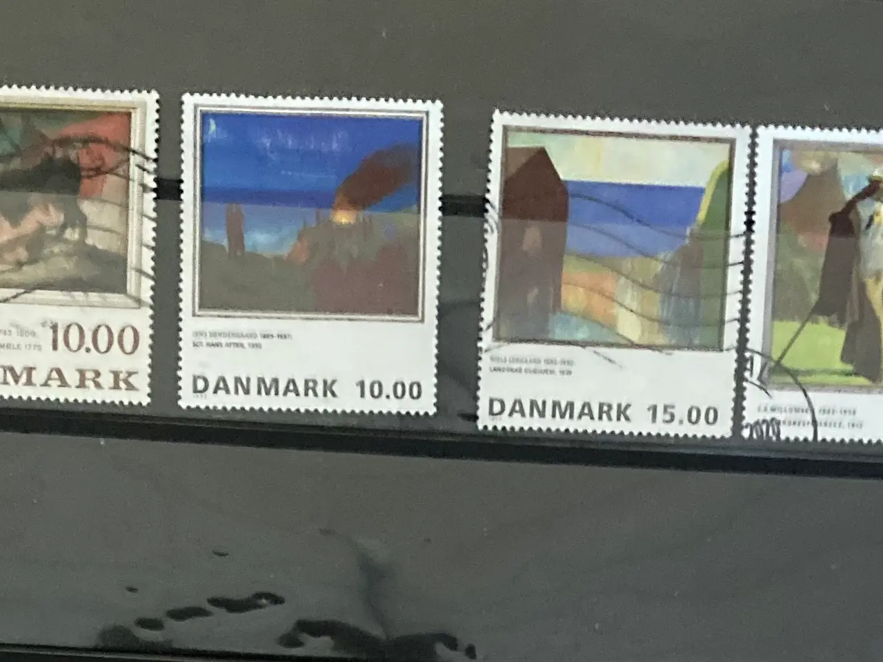 Billede 2 - Dk frimærker maleri. Z2