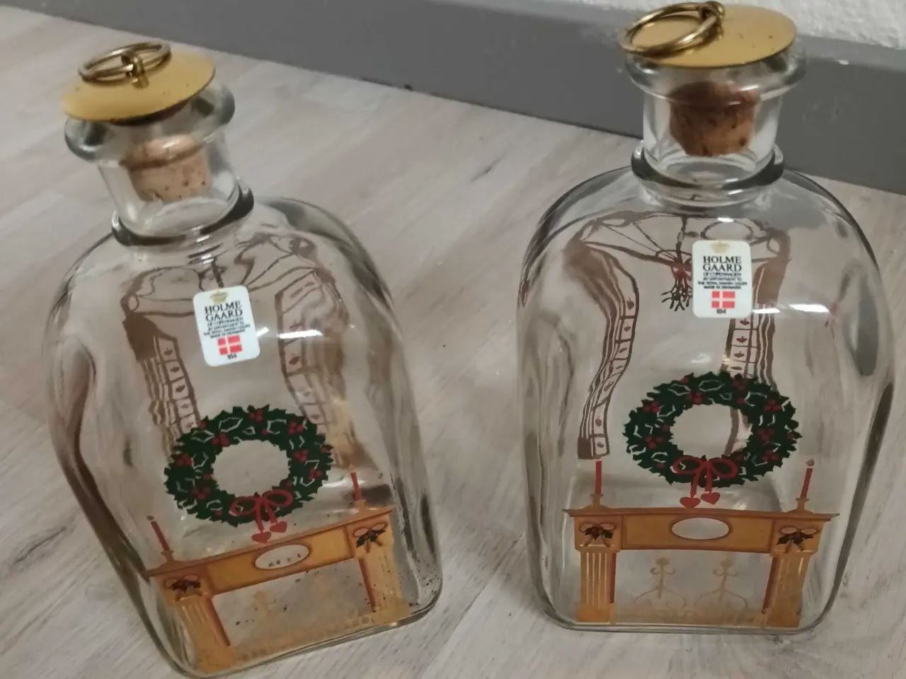 Billede 1 - 2 x Holmegaard glas 