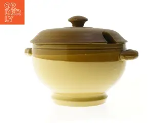 Keramisk Gryde med Låg fra TG Green & Co Ltd (str. Ø 22 cm)