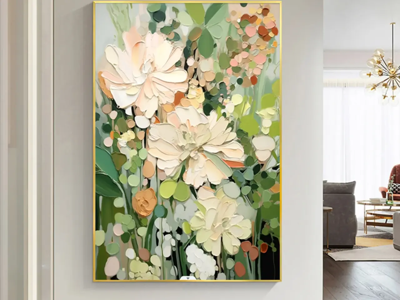 Billede 3 - Stort maleri 95 x 150 cm (Gratis levering)