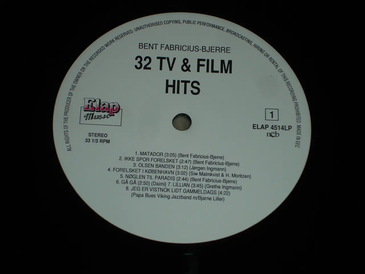 Billede 6 - Bent Fabricius-Bjerre – 32 Tv & Film Hits