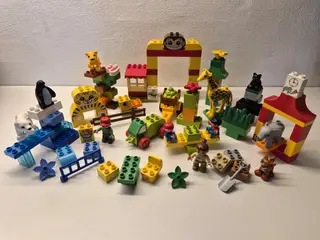 Duplo Zoo, Mange Dyr samt forskellige figurer og k
