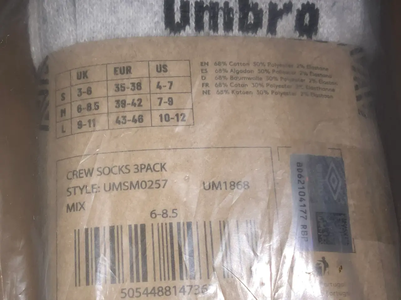 Billede 3 - Strømper Umbro 3-pak tennissokker