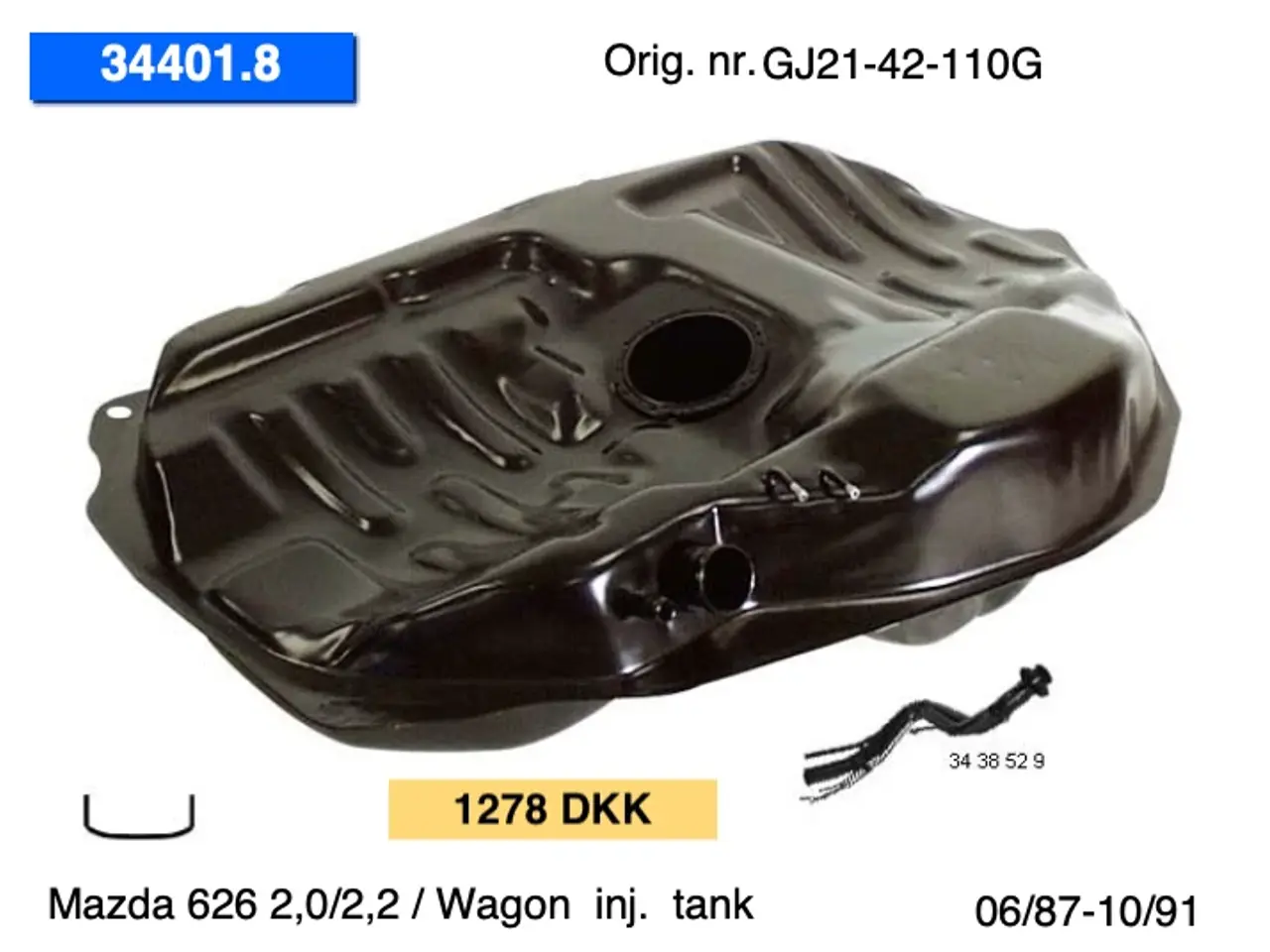 Billede 5 - Mazda 626 GD-GV (87-96) tanke