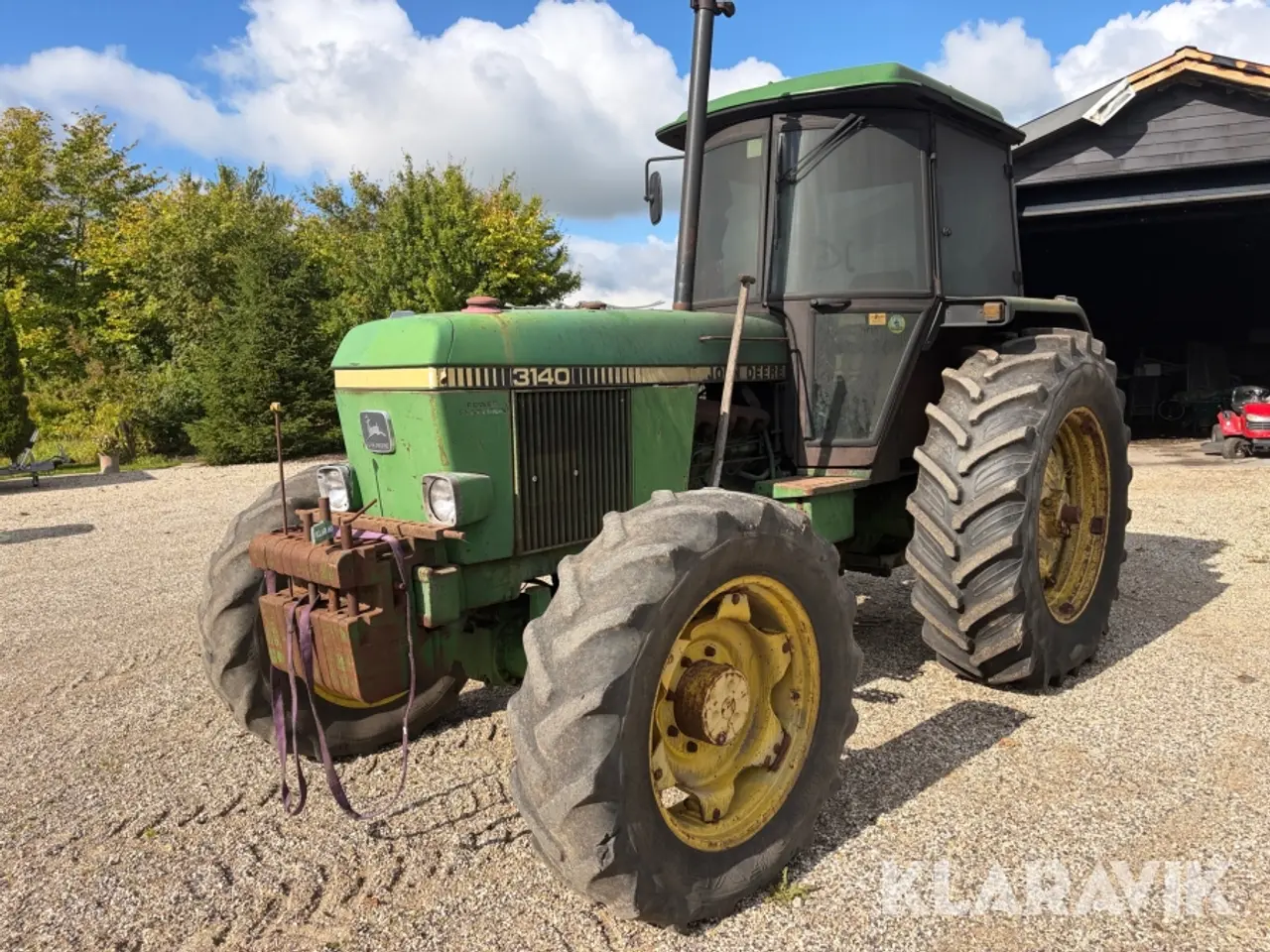 Billede 1 - Traktor John Deere 3140 med tvillingehjul