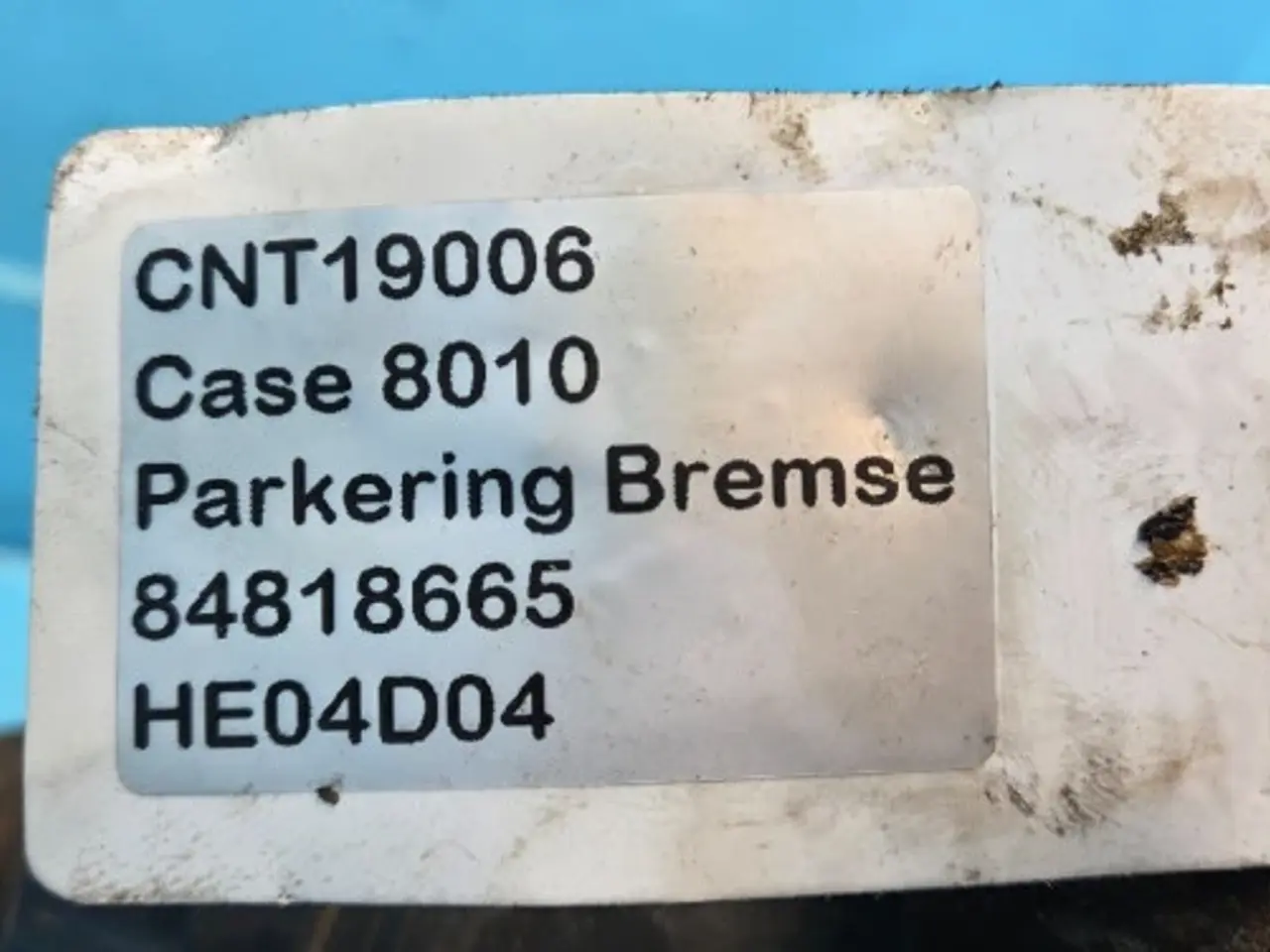 Billede 4 - Case 8010 Håndbremse 84818665