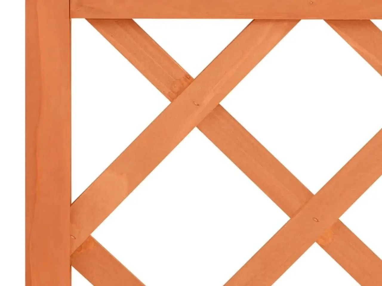 Billede 5 - Plantekasse med espalier 70x30x135 cm massivt fyrretræ brun