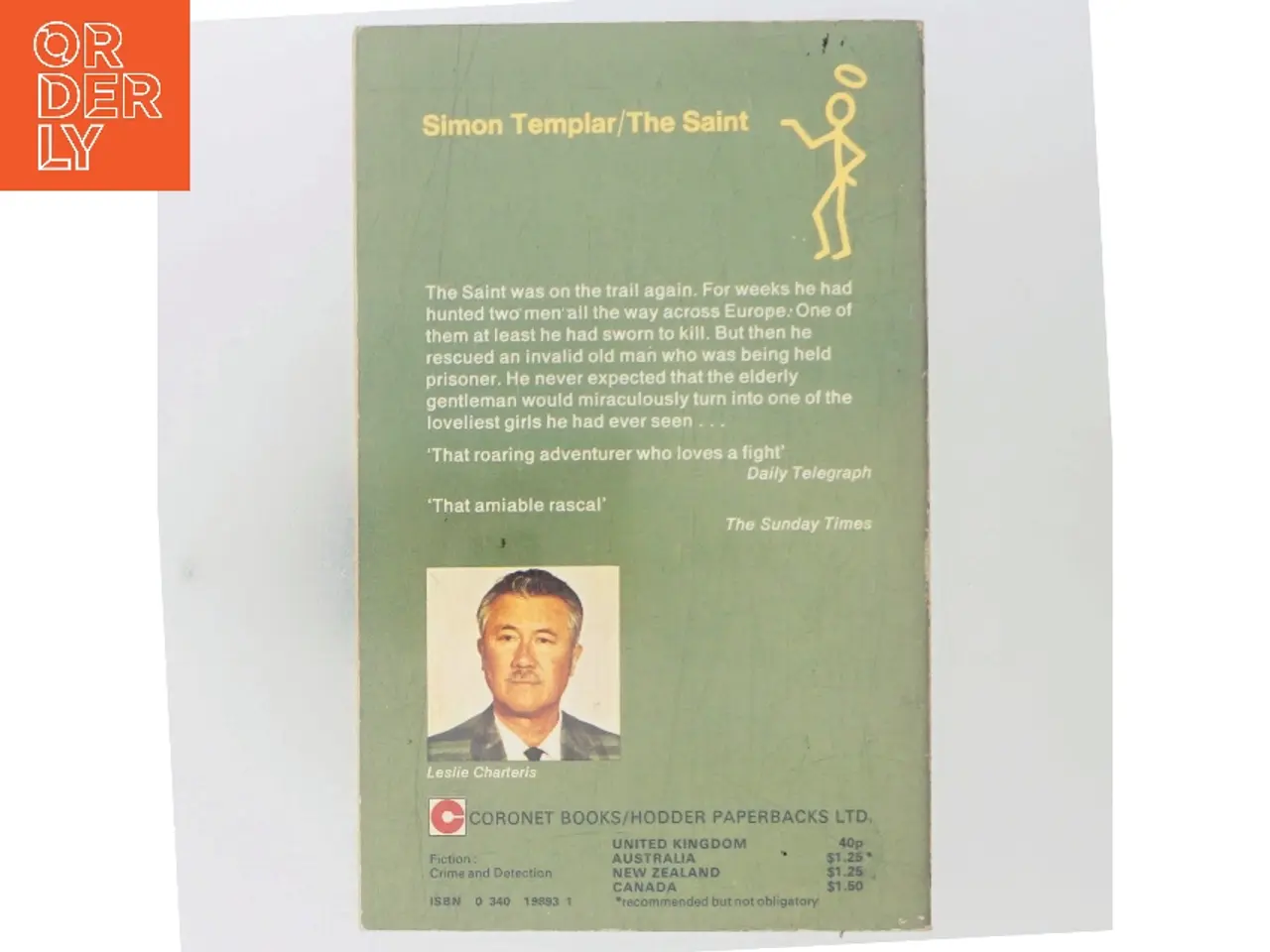 Billede 3 - The Avenging Saint af Leslie Charteris (Bog)