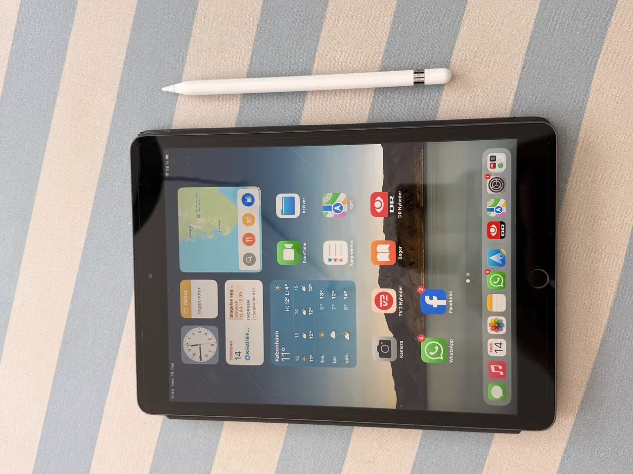 Billede 8 - Komplet iPad med tastatur, pen samt med sim kort