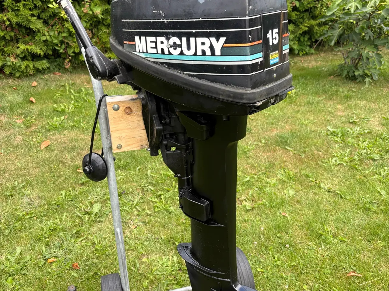 Billede 1 - Mercury 15 hk med fjernstyring- langt ben