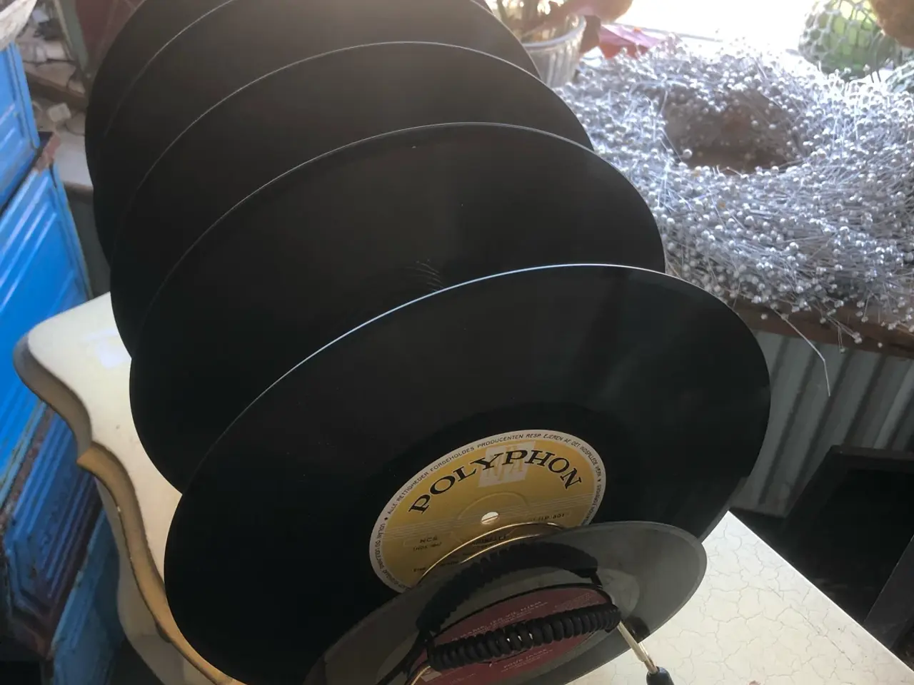 Billede 4 - Pladeholder fra 1950-1960 erne