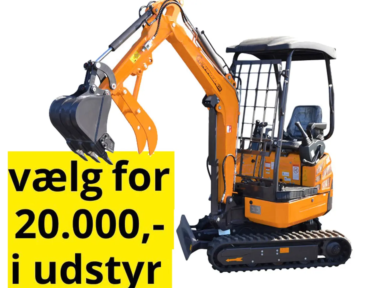 Billede 1 - Minigraver 1700 kg med Kubota motor
