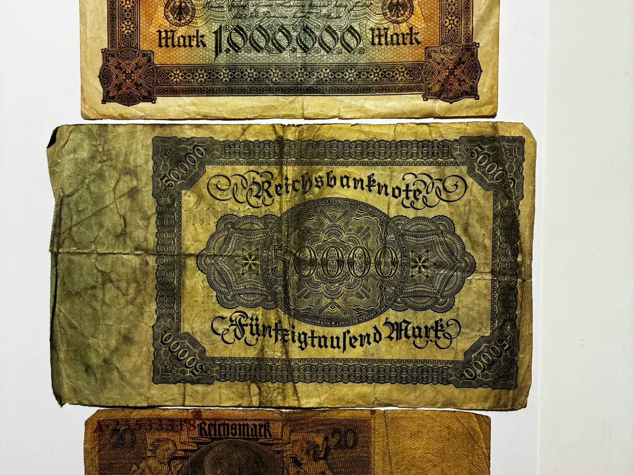 Billede 11 - 44 stk. tyske (nød)pengesedler