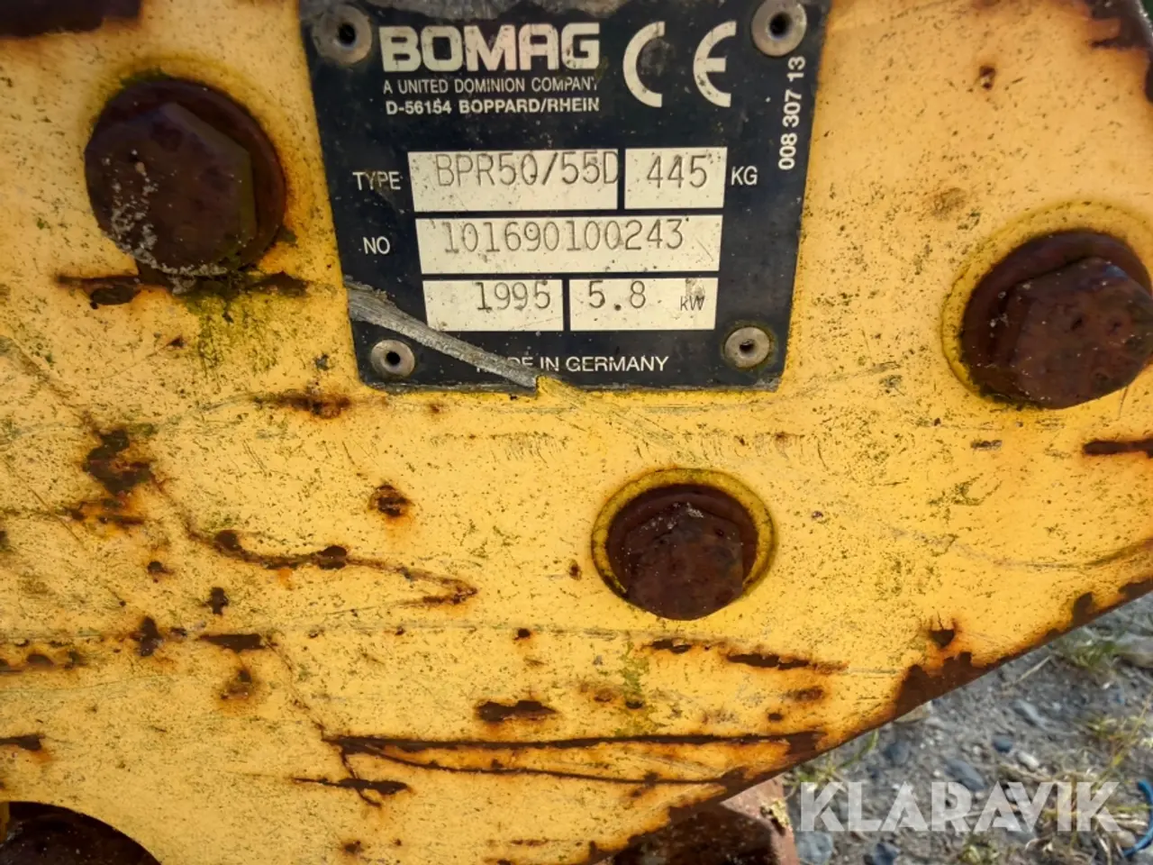 Billede 4 - Pladevibrator Bomac BPR50755D