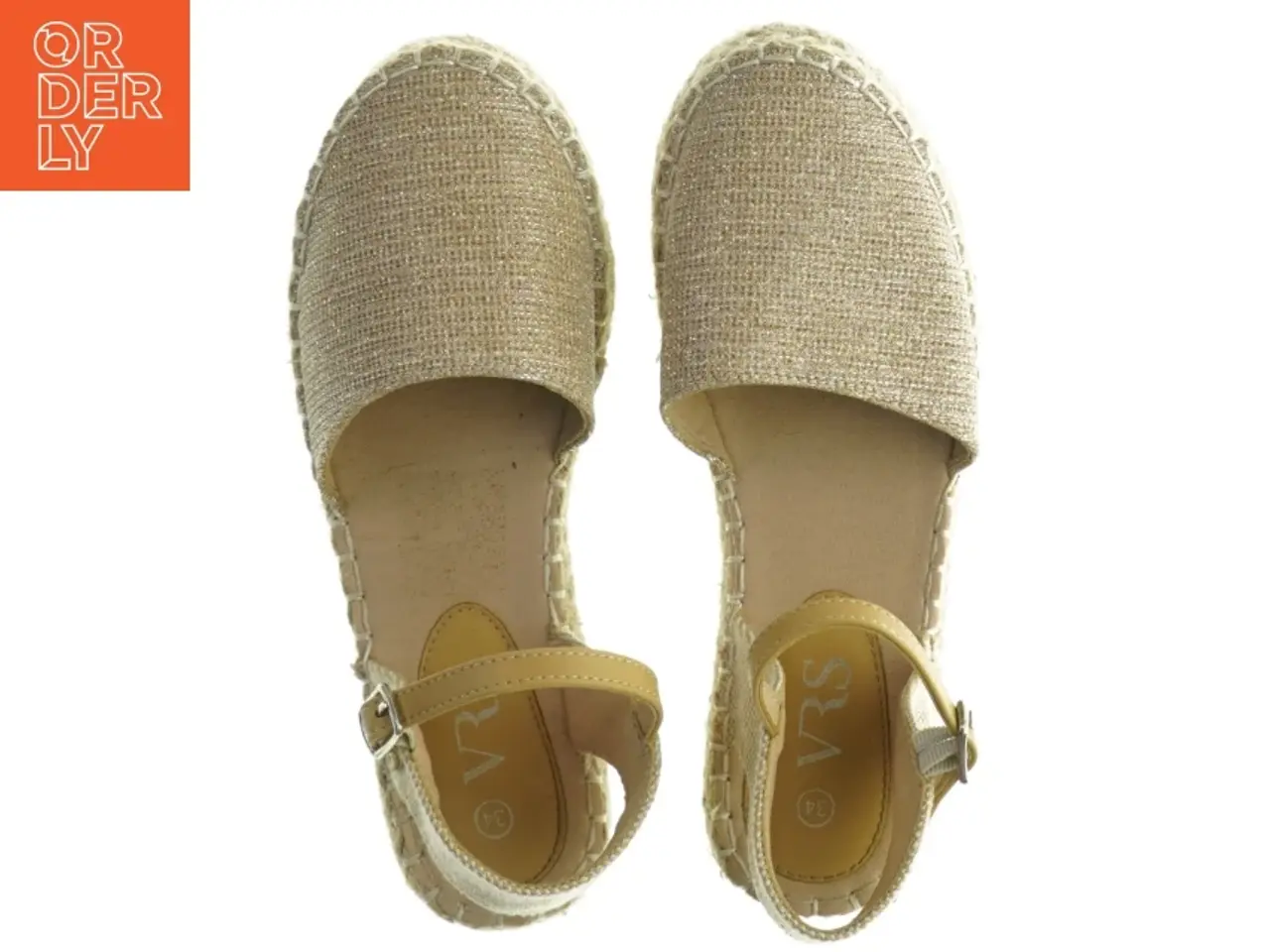 Billede 2 - Espadrilles med glimmer fra VRS (str. 34)