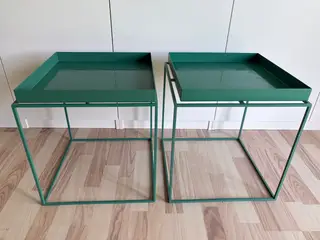 Hay bord i mint grøn
