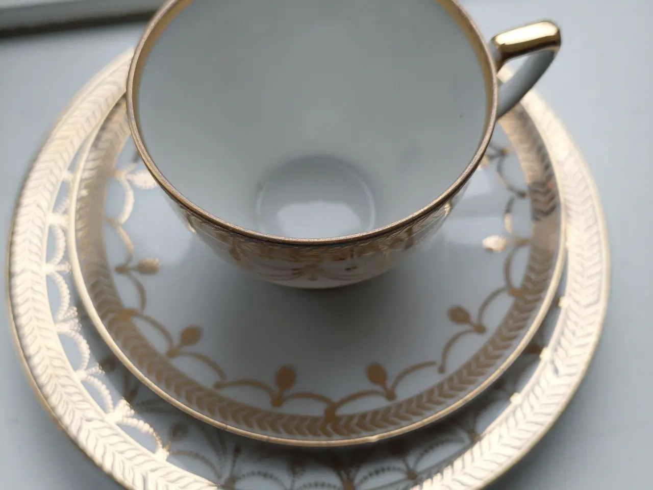 Billede 6 - kaffekop med under/kage tallerken, MZ czechoslova