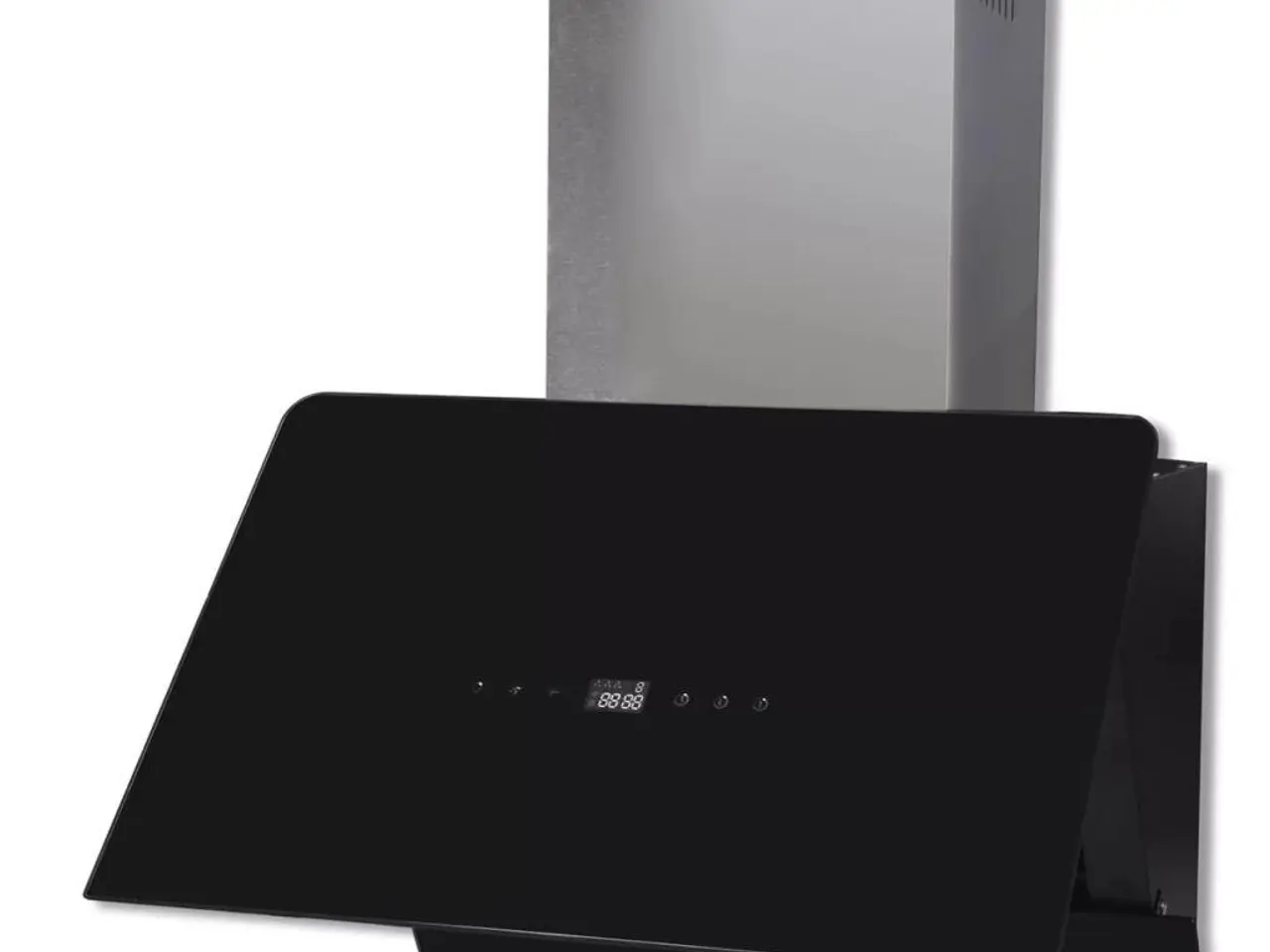 Billede 5 - Emhætte med display i hærdet glas 60 cm sort