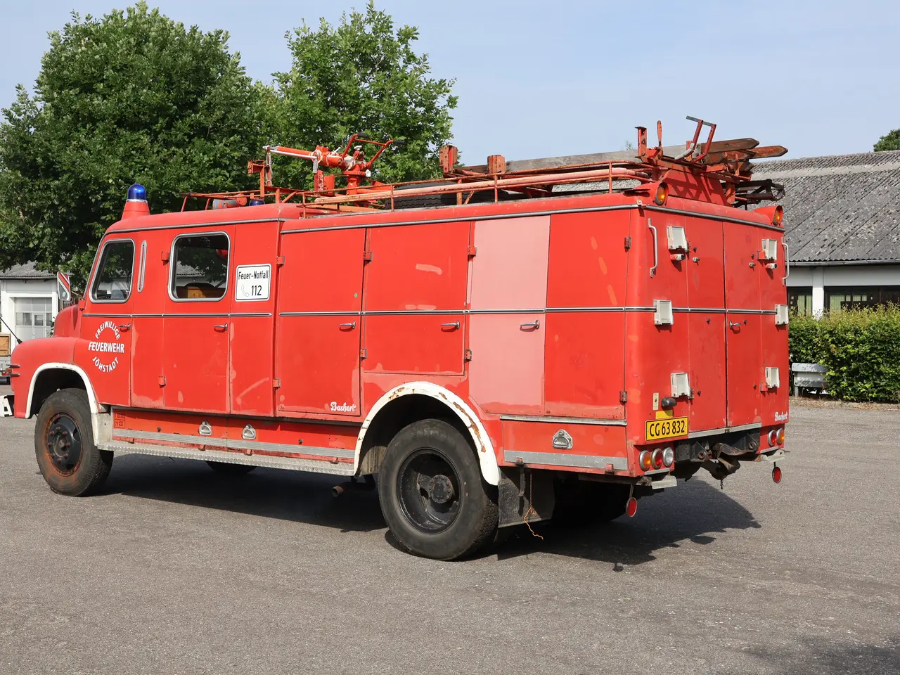 Billede 4 - Man 415 Veteran Brandbil, årg 1963