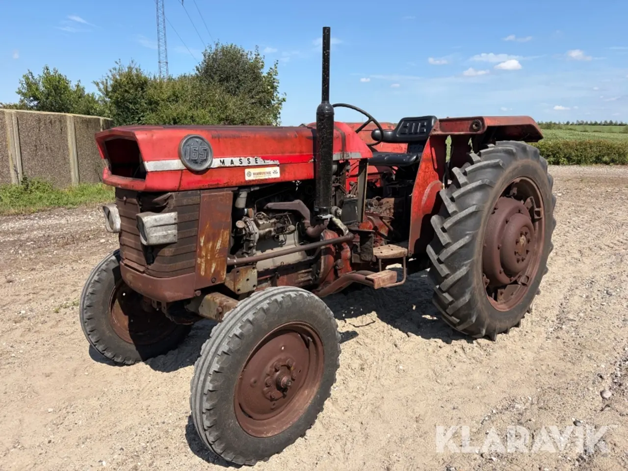 Billede 1 - Veterantraktor Massey Ferguson 165